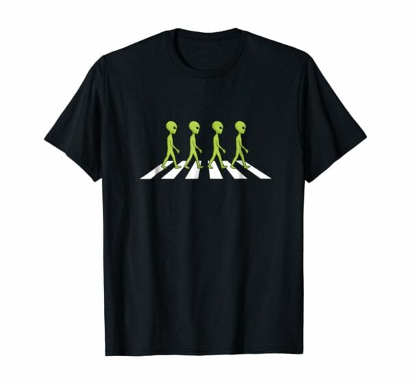 Aliens Crossing Abbey Road T-Shirt
