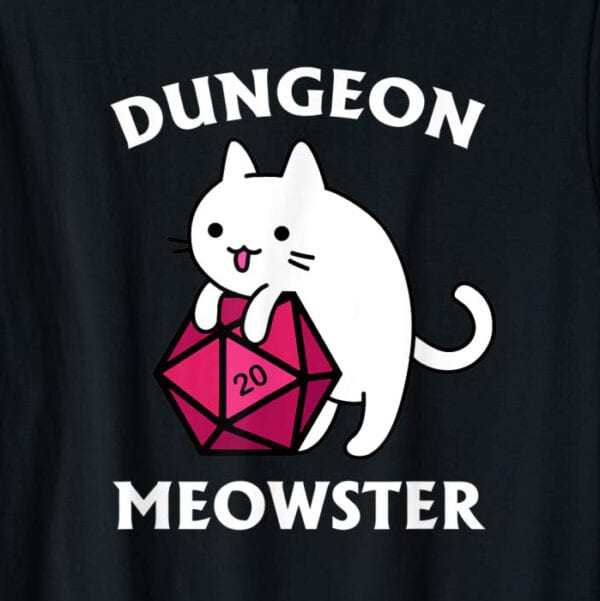 Dungeon Meowster T-Shirt Zoom