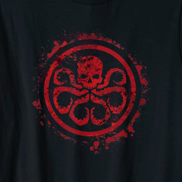 Marvel Hail Hydra Logo T-Shirt Zoom