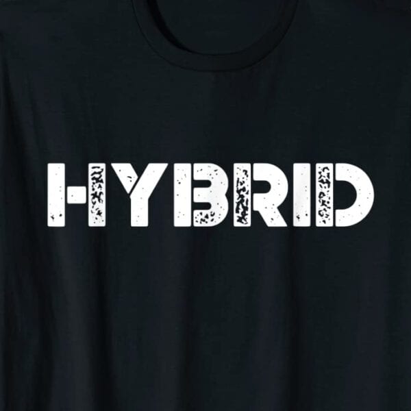 Distressed Hybrid Cannabis T-Shirt Zoom