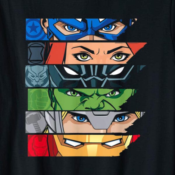 Marvel Avengers Super Hero Eyes T-Shirt Zoom