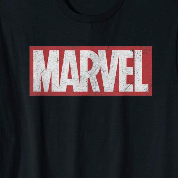Marvel Classic Distressed Logo T-Shirt Zoom