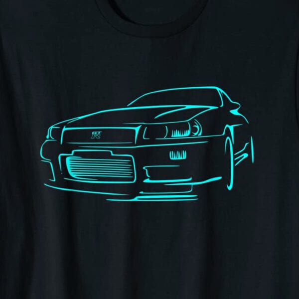 Nissan Skyline GTR JDM T-Shirt Zoom