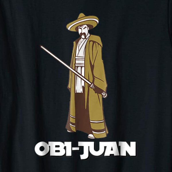 Obi Juan Parody T-Shirt Zoomed