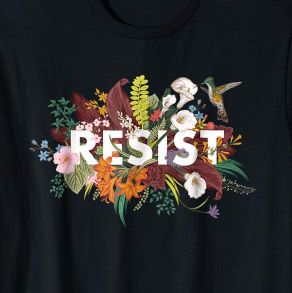 RESIST Political Protest T-Shirt Zoom