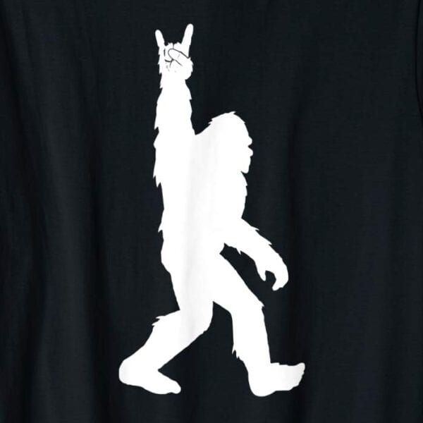 Rock And Roll Sasquatch T-Shirt Zoom
