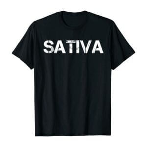 Distressed Sativa Cannabis T-Shirt