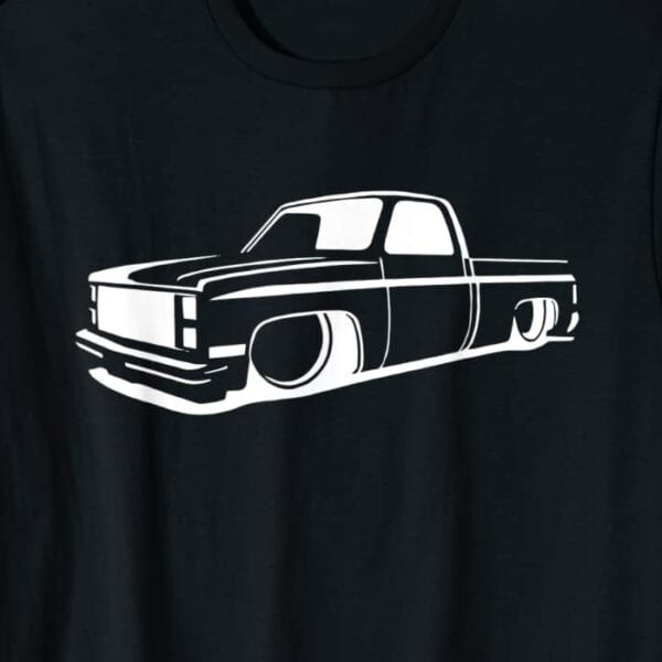 Chevy C10 Lowrider Automotive T-Shirt Zoom