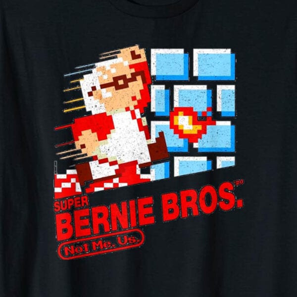Super Bernie Bros. T-Shirt Zoom