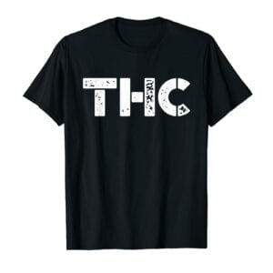 Distressed THC Cannabis T-Shirt